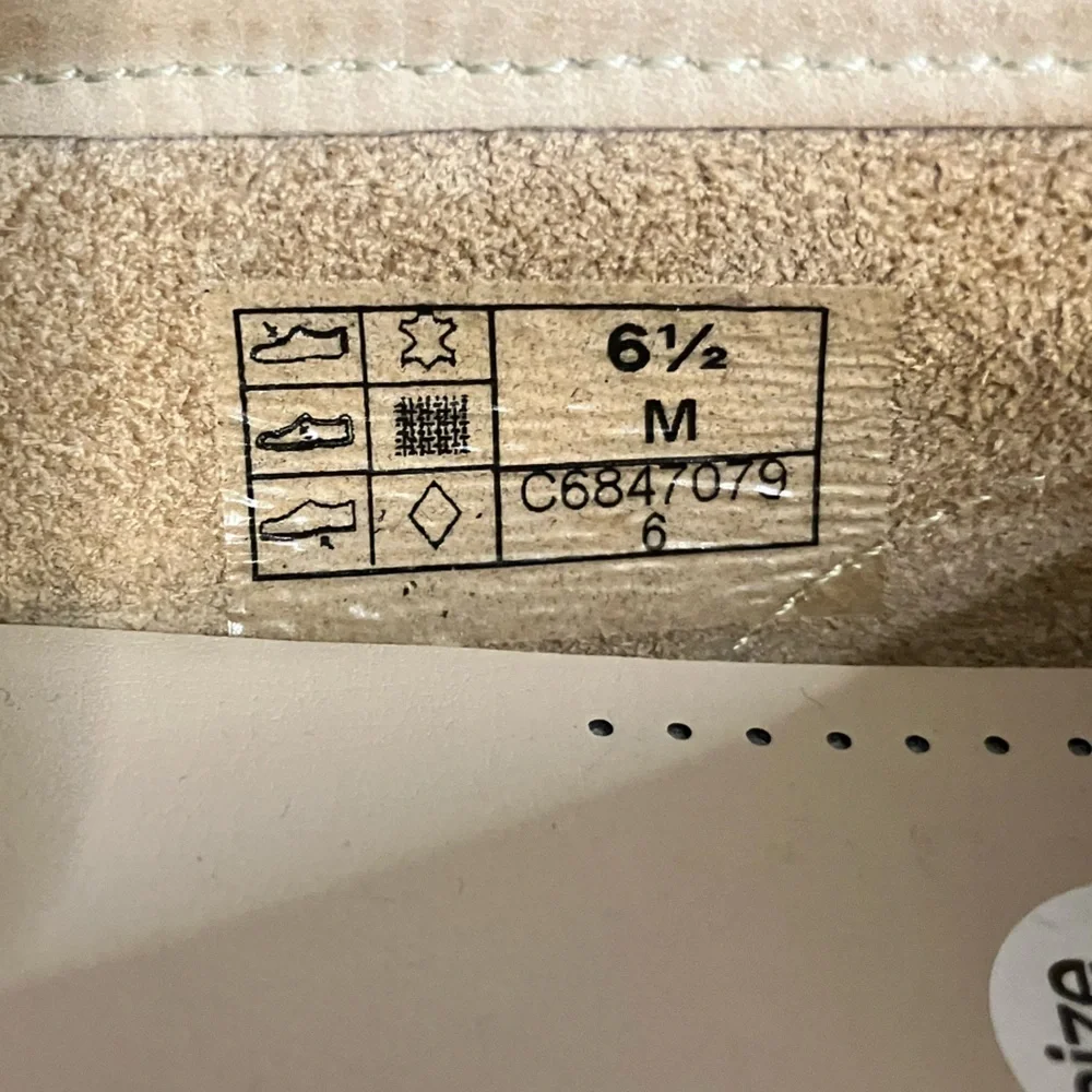 SAS Slip On Tan Cream Leather Tripad Comfort Loafer Sz 6.5 - Picture 6 of 8